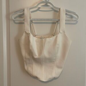 Abercrombie “Scoopneck Corset Top” Size S